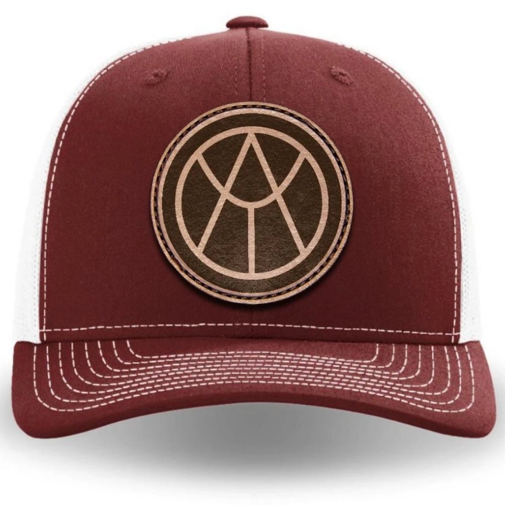 Leather Patch Trucker Cap (New)